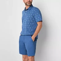 St. John's Bay Sueded Jersey Mens Classic Fit Short Sleeve Polo Shirt