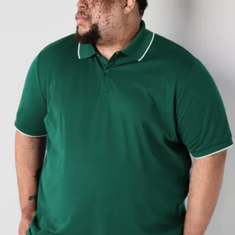 Stylus Tipped Big and Tall Mens Regular Fit Short Sleeve Polo Shirt