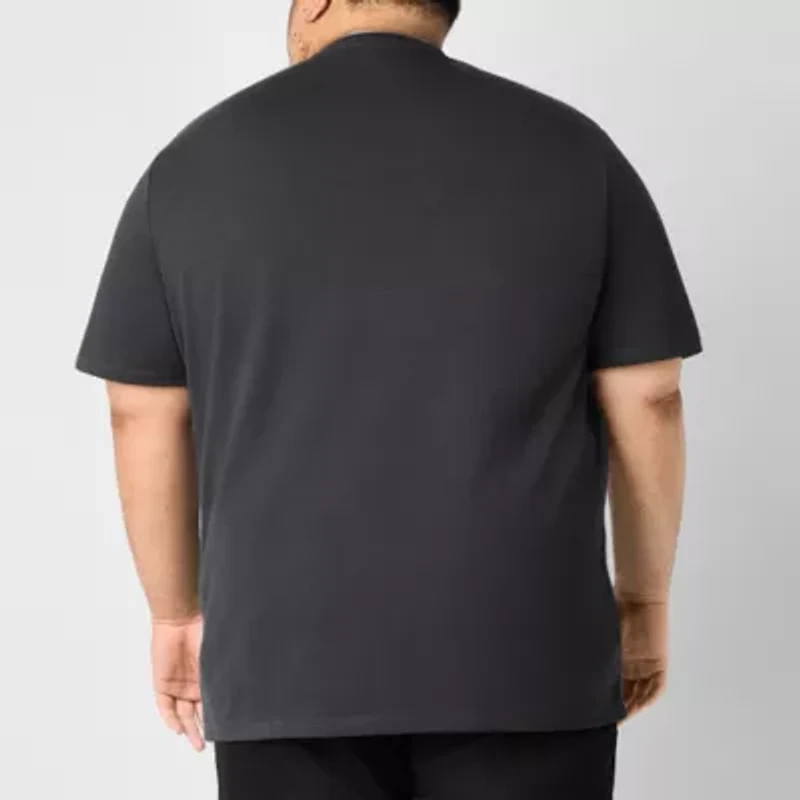 Stylus Mens Crew Neck Short Sleeve Big and Tall T-Shirt