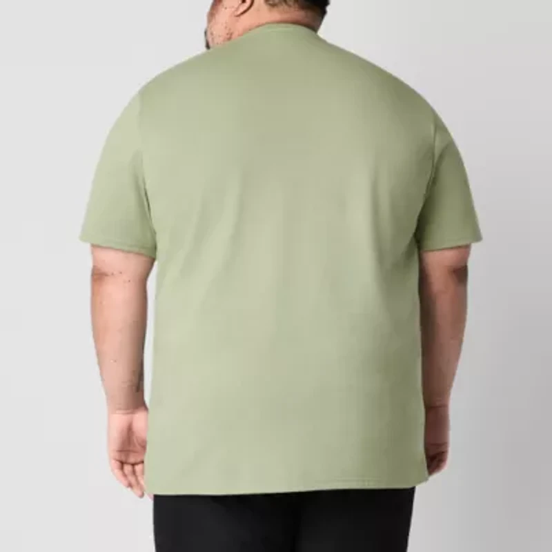 Stylus Mens Crew Neck Short Sleeve Big and Tall T-Shirt