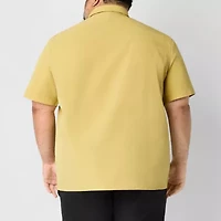 Stylus Mens Short Sleeve Classic Fit Big and Tall Button-Down Shirt
