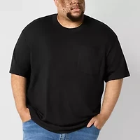 Arizona Mens Crew Neck Short Sleeve Big and Tall T-Shirt
