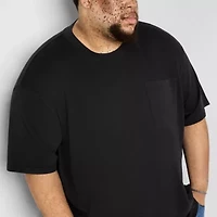Arizona Mens Crew Neck Short Sleeve Big and Tall T-Shirt