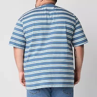 Arizona Mens Crew Neck Short Sleeve Big and Tall T-Shirt
