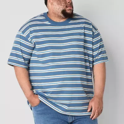 Arizona Mens Crew Neck Short Sleeve Big and Tall T-Shirt