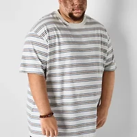 Arizona Mens Crew Neck Short Sleeve Big and Tall T-Shirt