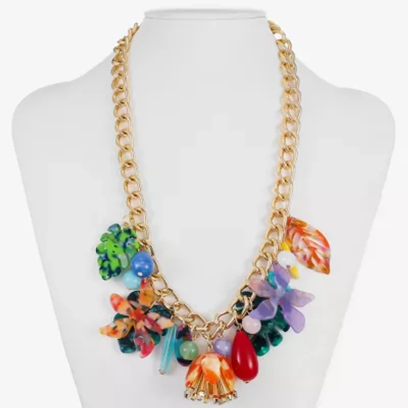 Bijoux Bar Womens 18 Inch Statement Necklace
