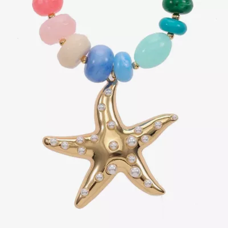 Bijoux Bar Womens 17 Inch Pendant Necklace