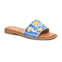Nicole Miller Womens Destin Flat Sandals