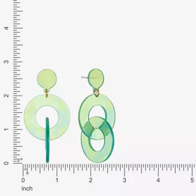 Mixit Womens Hypoallergenic Drop Earrings