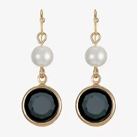 Liz Claiborne Womens Round Drop Earrings
