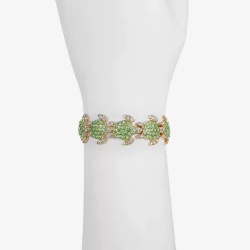 Monet Jewelry Womens Glass Stretch Bracelet