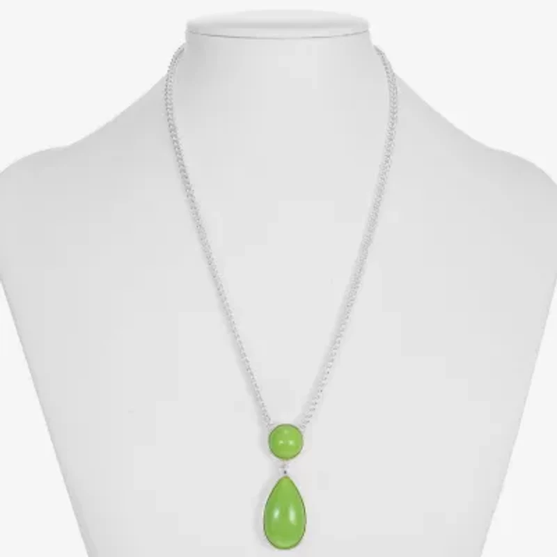 Liz Claiborne Womens 17 Inch Pendant Necklace