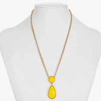 Liz Claiborne Womens 17 Inch Pendant Necklace