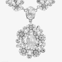 Monet Jewelry Womens Glass 18 Inch Y Necklace