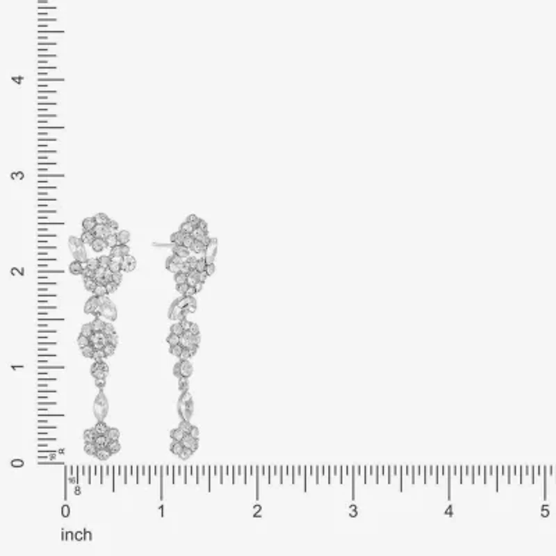 Monet Jewelry Womens Glass Round Hypoallergenic Drop Earrings