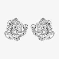 Monet Jewelry Glass 18mm Round Stud Earrings