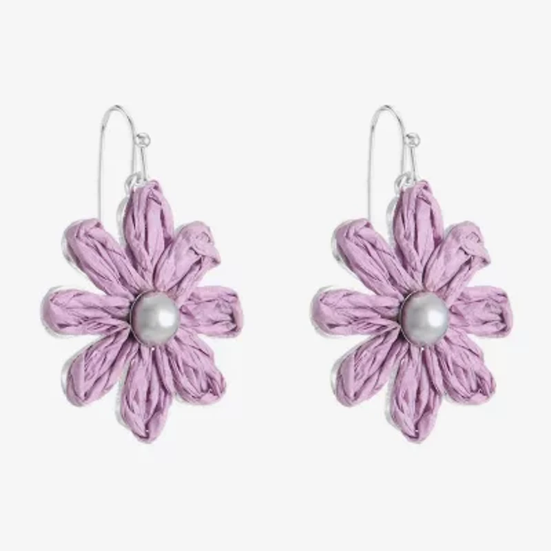 Liz Claiborne 20mm Flower Stud Earrings