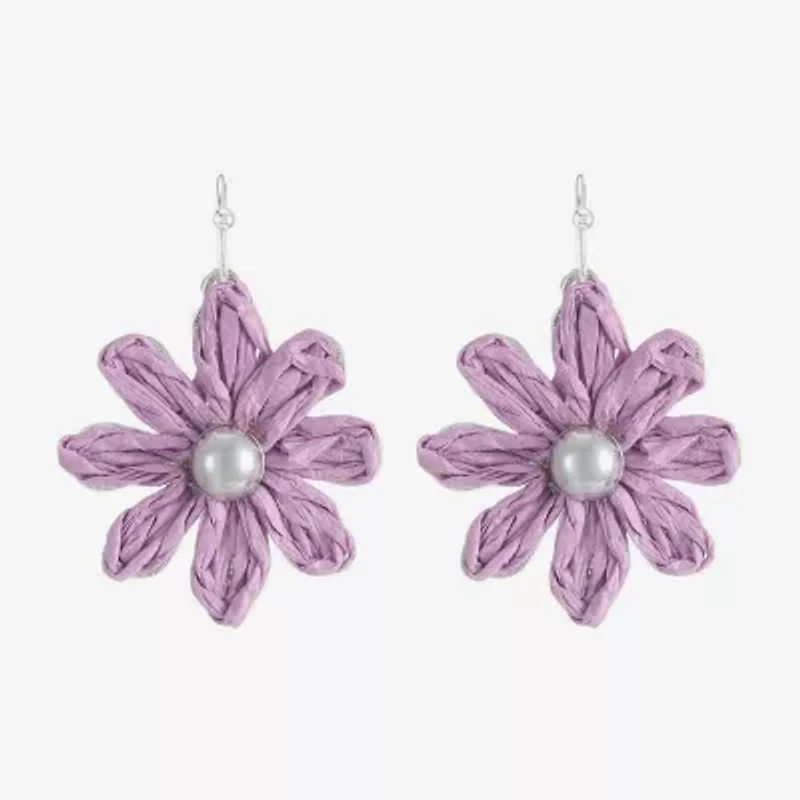 Liz Claiborne 20mm Flower Stud Earrings