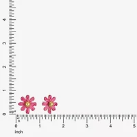 Liz Claiborne 20mm Flower Stud Earrings