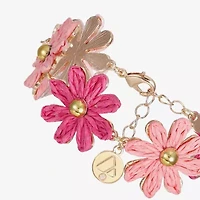 Liz Claiborne Womens Flower Strand Bracelet