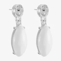 Liz Claiborne Womens Glass Hypoallergenic Drop Earrings