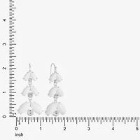Liz Claiborne Womens Glass Drop Earrings