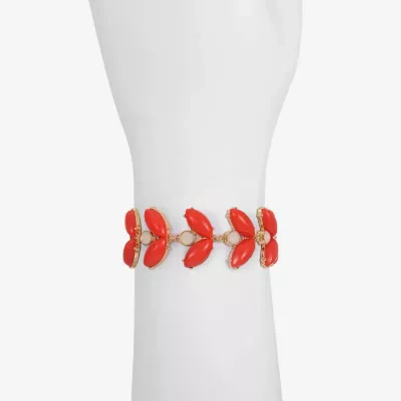 Liz Claiborne Womens Glass Strand Bracelet