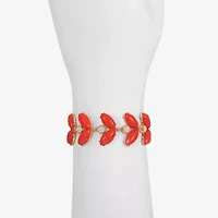 Liz Claiborne Womens Glass Strand Bracelet