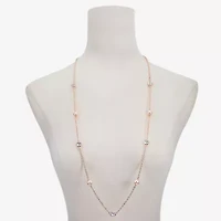 Monet Jewelry Womens Glass 36 Inch Strand Necklace