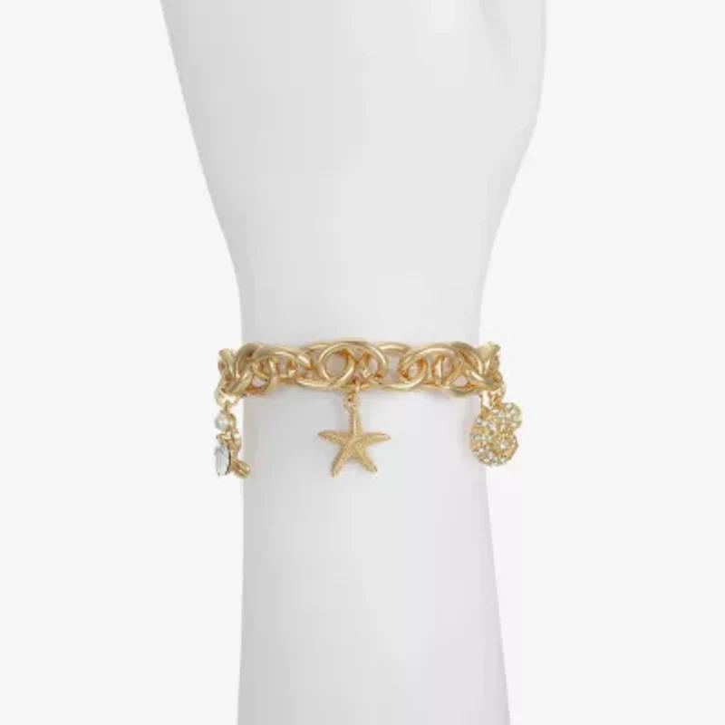 Monet Jewelry Womens Glass Stretch Bracelet