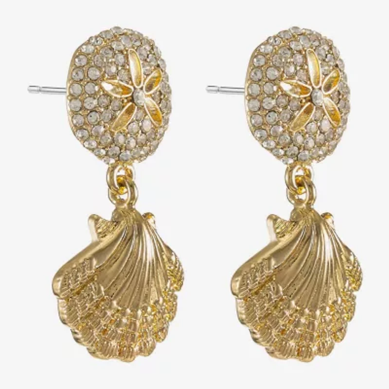 Monet Jewelry Womens Glass Hypoallergenic Drop Earrings