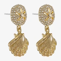 Monet Jewelry Womens Glass Hypoallergenic Drop Earrings