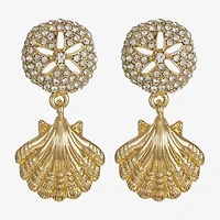 Monet Jewelry Womens Glass Hypoallergenic Drop Earrings