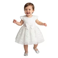 Bonnie Jean Baby Girls Short Sleeve A-Line Dress