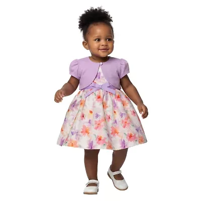 Bonnie Jean Baby Girls 2-pc. Dress Set