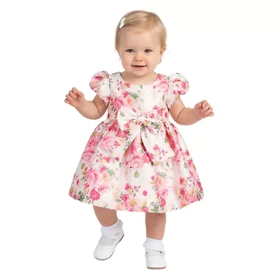 Bonnie Jean Baby Girls Short Sleeve A-Line Dress