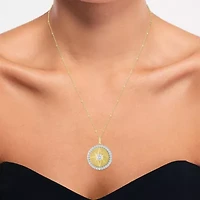 Diamond Addiction (G-H / Si2-I1) Womens 1 1/2 CT. T.W. Lab Grown White Diamond 14K Gold Over Silver 20 Inch Pendant Necklace