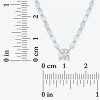 Diamond Addiction (G-H / Si2-I1) Womens 1/2 CT. T.W. Lab Grown White Diamond Sterling Silver Round 16 Inch Pendant Necklace