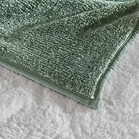 Brooklyn Loom Heathered Sherpa Washable Throw