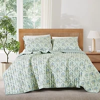 Brooklyn Loom Olivia Easy Care Quilt Set