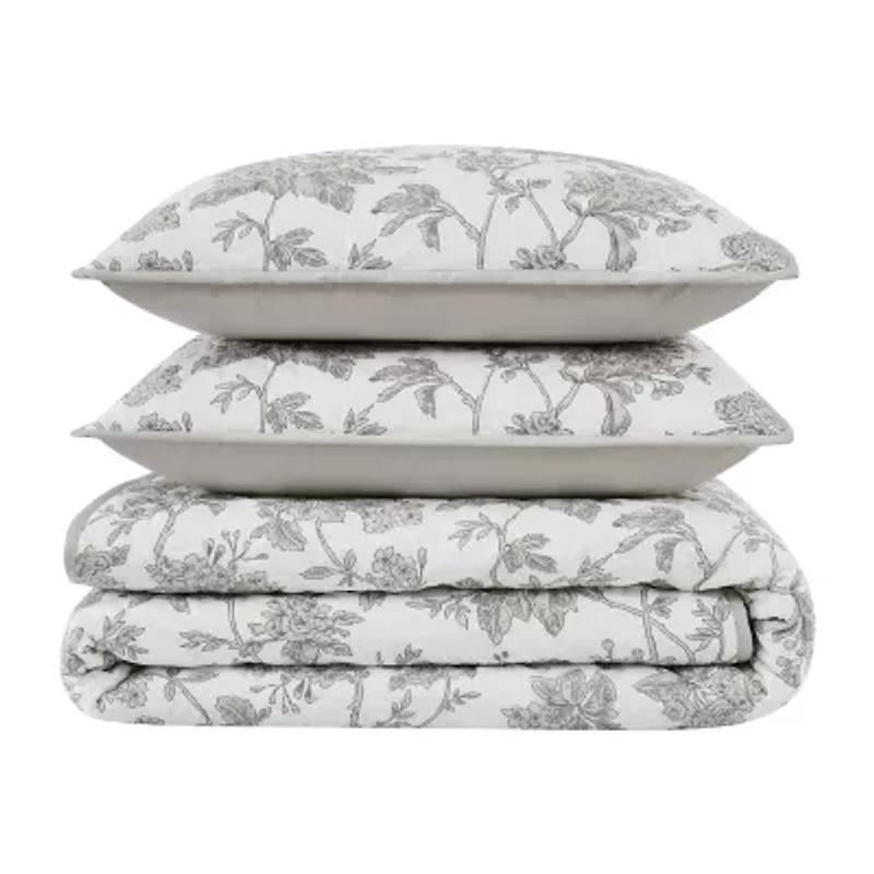 Brooklyn Loom Mila Floral 3-pc. Easy Care Quilt Set