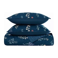 Cannon Avery Floral Easy Care Quilt Set
