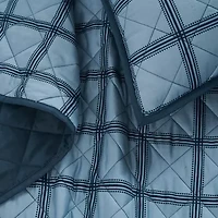 Cannon Luka Grid Easy Care Quilt Set