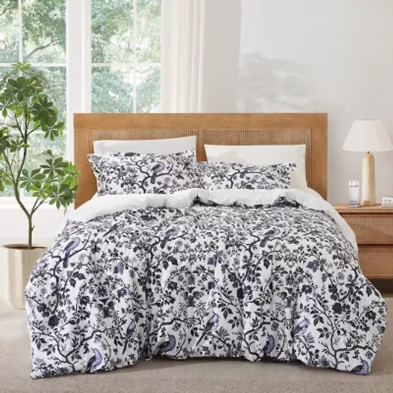 Brooklyn Loom Ava Floral 3-pc. Easy Care Duvet Cover Set