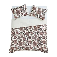 Cannon Chloe Jacobean Easy Care Quilt Set