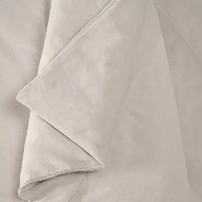 Brooklyn Loom Matte Cotton Velvet 3-pc. Easy Care Duvet Cover Set