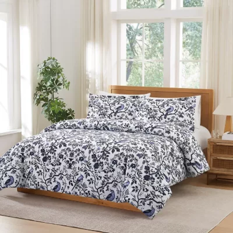 Brooklyn Loom Ava Floral Easy Care Comforter Set