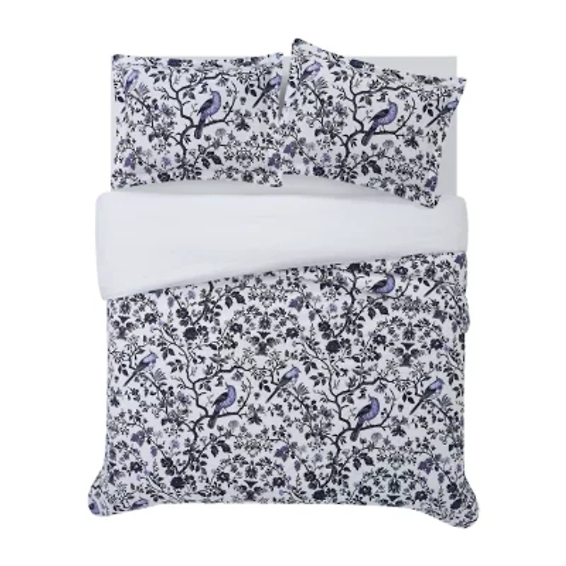 Brooklyn Loom Ava Floral Easy Care Comforter Set
