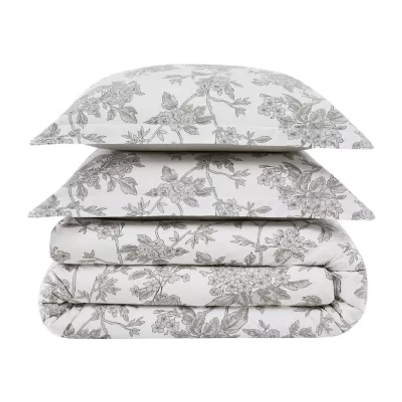 Brooklyn Loom Mila Floral Easy Care Comforter Set